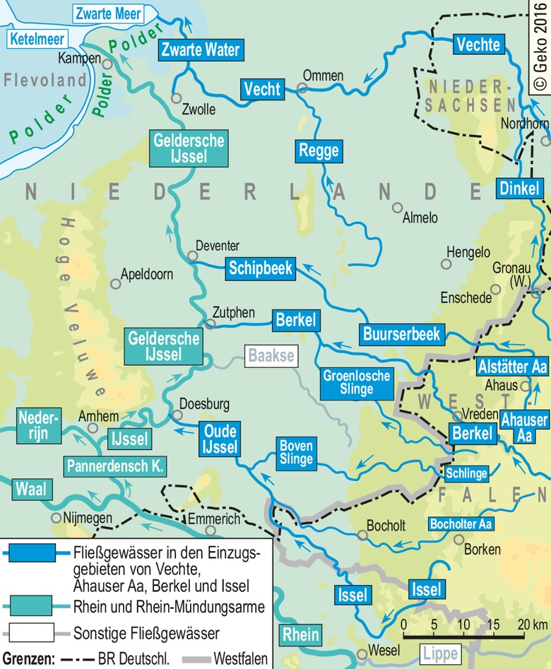 IJsselmeerzuflüsse aus Westfalen