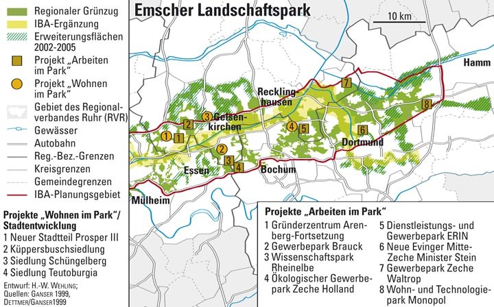Emscher Landschaftspark (östlicher Teil)