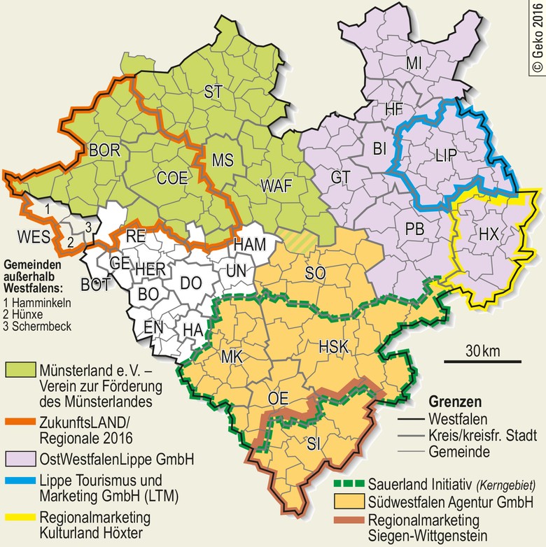 Regionalmarketing in Westfalen