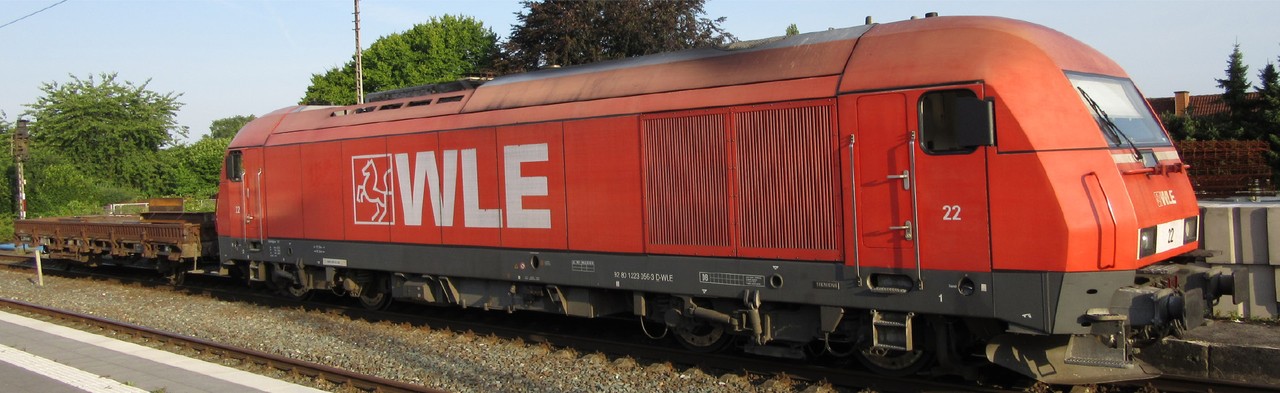 Foto der Lok 22 der Westfälischen Landeseisenbahn in Neubeckum 2017
